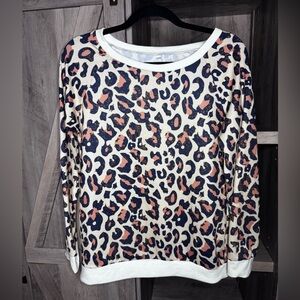 Leopard Print Women's Sweater